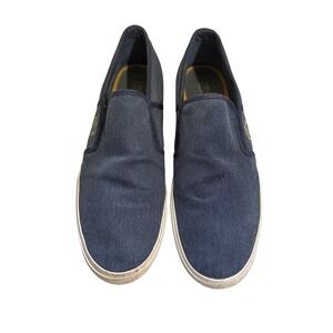 Lacoste Sport Blue Denim Slip On Sneakers Casual Comfort Shoes